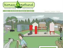 Tablet Screenshot of biomass2methanol.org